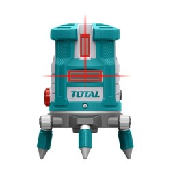 Nivela laser TOTAL 30 m cu 5 linii, autonivelare si blocare cruce