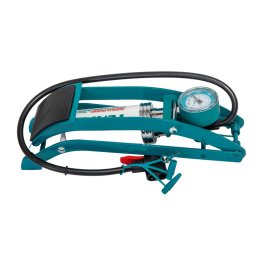 Pompa auto de picior TOTAL cu manometru, cadru metalic rezistent