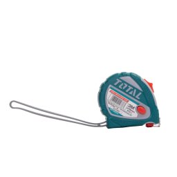 Ruleta TOTAL 3 m x 16 mm cu buton 3 functii pentru masuratori precise