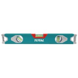 Nivela cu bula TOTAL 80 cm din aluminiu, 3 fiole, precizie 1 mm/m