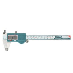 Subler digital TOTAL 0–150 mm, IP54, rezolutie 0,01 mm