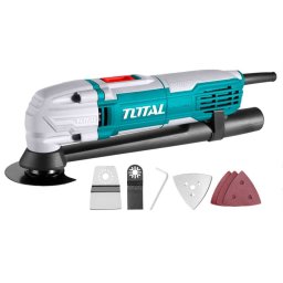 Unealta multifunctionala TOTAL 300W cu accesorii pentru taiere si slefuire
