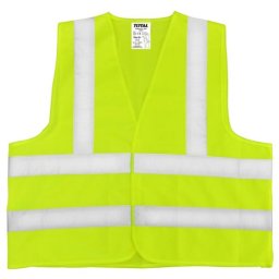 Vesta reflectorizanta TOTAL galben fluorescent, EN471 Clasa 2, poliester