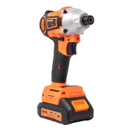 Masina de însurubat cu impact Wolfson 21V, 2x2.0Ah Li-Ion, brushless, HEX 1/4