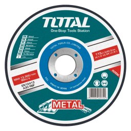 Disc de debitare metal TOTAL 180 mm pentru polizor unghiular