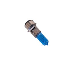 Bec halogen BA20D 12V 35/35W cu lumina albastra pentru far