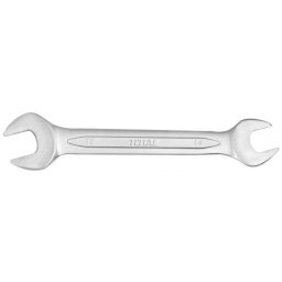 Cheie fixa TOTAL 18x19 mm, otel Cr-V, finisaj cromat mat industrial