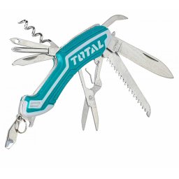 Cutit multifunctional TOTAL cu 12 functii, compact pentru camping si uz zilnic