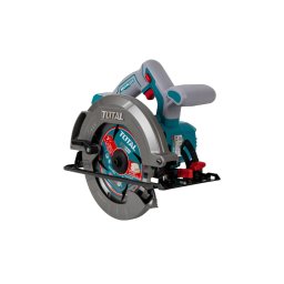 Fierastrau circular de mana TOTAL 20V, 185 mm, brushless, fara acumulator