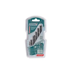 Set burghie pentru metal HSS TOTAL, 8 piese (2–8 mm), pentru gaurire precisa