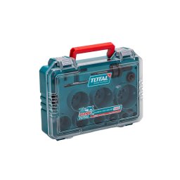 Set 13 freze tip carota bi-metal HSS M3 TOTAL, pentru metal, lemn si PVC