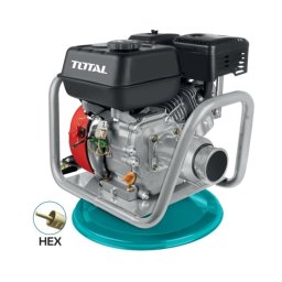 Vibrator de beton pe benzina TOTAL 4.8 kW (6.5 HP), prindere HEX