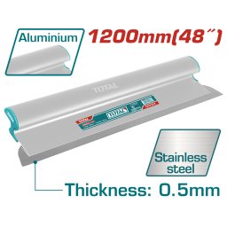 Gletiera profesionala TOTAL 1200 mm din inox pentru finisaje rapide