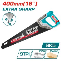 Fierastrau pentru lemn TOTAL 400 mm (16”), lama SK5, 9 TPI, industrial