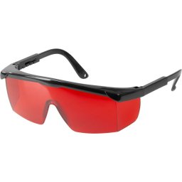 Ochelari de protectie Safetyco B507 rosii, reglabili, lentile PC