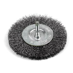 Perie circulara de sarma ondulata Strend Pro 50 mm, cu tija 6 mm
