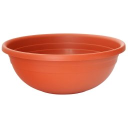 Ghiveci tip bol ICS Clivia 40 cm, teracota, pentru flori si aranjamente