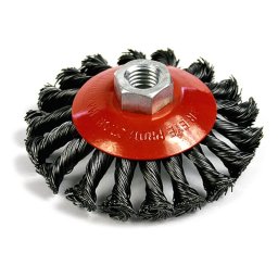 Perie sarma tip cupa Strend Pro 100 mm, M14x2, sarma torsionata 0,3 mm