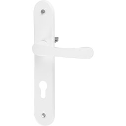 Maner usa interior MagicHome Manuela V72, alb, cu sild oval