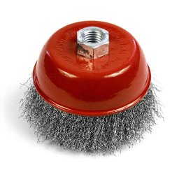 Perie cupa din sarma ondulata Strend Pro CCB-501, 125 mm, M14x2