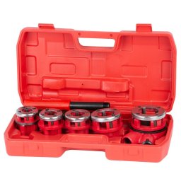 Set filiere pentru filetat Strend Pro 3/8–1 1/4, 5 piese, în cutie
