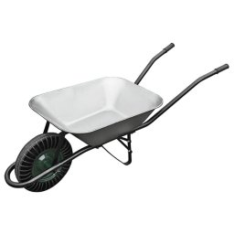 Roaba Cargo60 zincata cu roata bantam si cuva 60 L, 100 kg