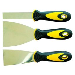 Set 3 spacluri pentru glet si razuire Strend Pro SS003, maner plastic
