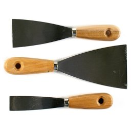 Set 3 spacluri Strend Pro SS009, 20/50/80 mm, maner din lemn