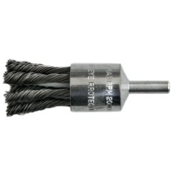 Perie de sarma conica Strend Pro 22 mm, rasucita, cu tija 6 mm