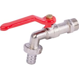Robinet de gradina 1/2" PP0911 pentru apa, cu maneta si iesire furtun