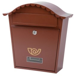 Cutie postala Napoleon A maro 365x135x365 mm, cu compartiment pliante