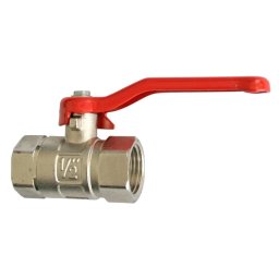 Robinet bila pentru reglaj apa Strend Pro Garden, G3/4" F/F, maner rosu