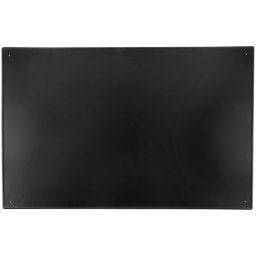 Placa metalica de protectie pentru podea sub soba/semineu 1000x650 mm, neagra