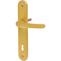 Clanta usa interior MagicHome Manuela K72, auriu, cu scut oval