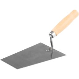 Lingura de zidar 200x140 mm cu maner din lemn, Strend Pro