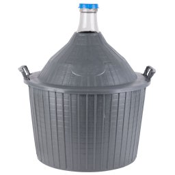 Demižon din sticla 54L Strend Pro cu protectie din plastic, pentru vin