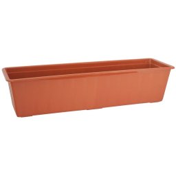 Jardiniera AGRO IS600 teracota 60 cm, 11 L, din PP pentru balcon si terasa
