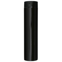 Tub emailat maro 120 mm x 500 mm pentru evacuare fum si ventilatie