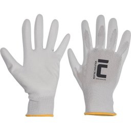 Manusi de gradina Bunting Evolution White 09/L, cu PU si manseta elastica