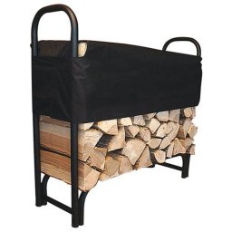 Suport pentru lemne de semineu Homefire LR800 cu husa, 39,3x126,2x118 cm
