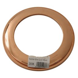 Rozeta fum cupru Antikoro 112 mm pentru trecerea tevii prin perete