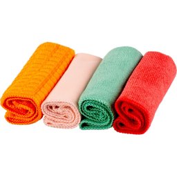 Set 4 lavete MagicHome 4-în-1 pentru sticla, ceramica si universal