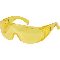 Ochelari de protectie Safetyco B501Y galbeni, anti-UV, din policarbonat