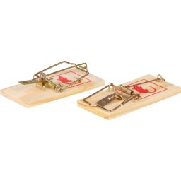 Capcana mecanica pentru soareci din lemn Strend Pro, set 2 bucati P04331