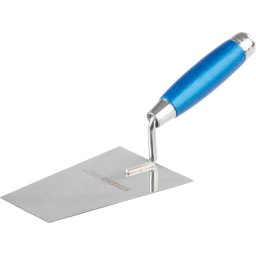 Lingura de zidarie Strend Pro BT2206 din inox 140 mm, maner lemn BlueHand