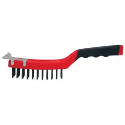 Perie de sarma Strend Pro ComfortGrip CG385 cu razuitor, 4 randuri