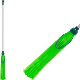 Matura MagicHome Wicker verde cu coada metalica 165 cm, 15x59 cm