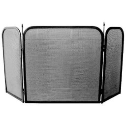 Paravan de protectie pentru semineu Castelan FS46B, 54x95 cm, pliabil