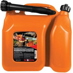 Canistra combinata Sheron 6L combustibil + 2,5L ulei, cu palnie