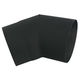 Cot burlan fum 45° Ø160 mm din otel 1,5 mm pentru soba si semineu